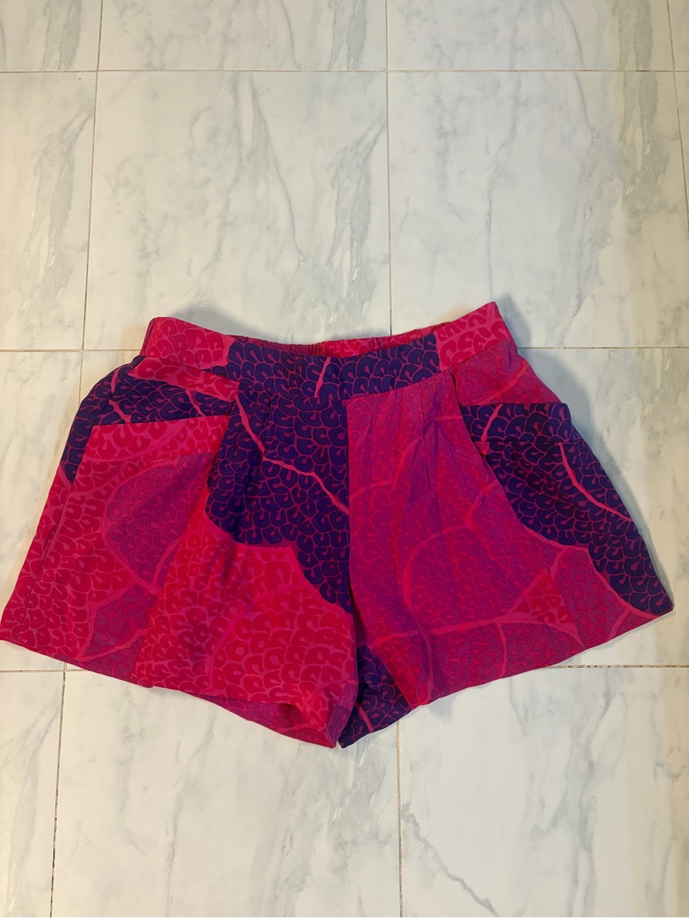 Trina Turk Women’s Pink & Purple Patterned Shorts